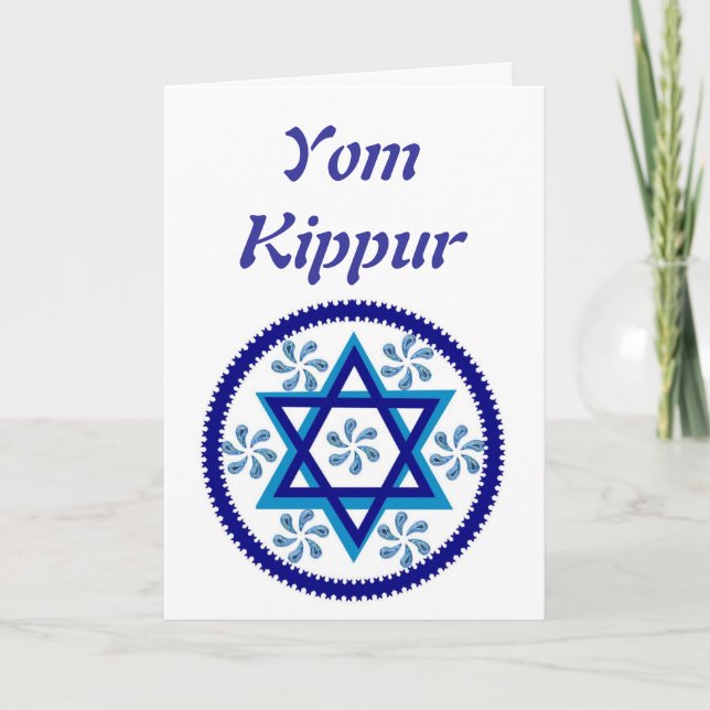 Cartão Yom Kippur card (Frente)