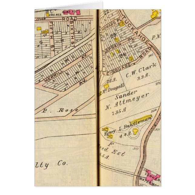 Cartão Yonkers, Nova York 2 (Frente)