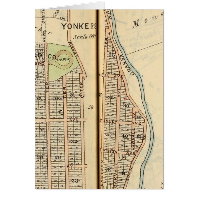 Cartão Yonkers, Nova York 4 (Frente)