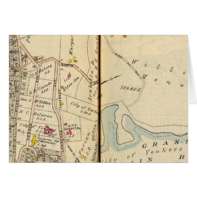 Cartão Yonkers, Nova York 9 (Frente Horizontal)