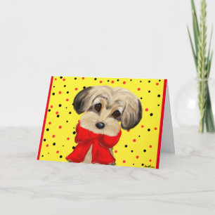 Cartão Yorkie Poo