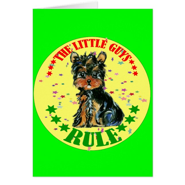 CARTÃO YORKIE POO (Frente)