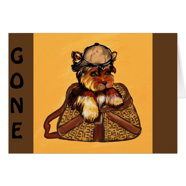 CARTÃO YORKIE POO (Frente Horizontal)