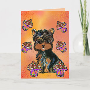Cartão Yorkie Poo