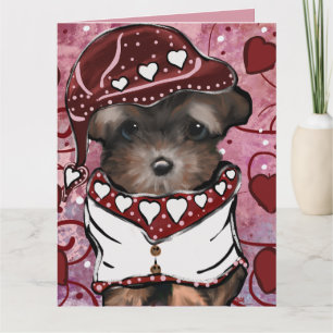 Cartão Yorkie Poo