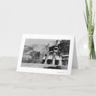 Cartão Yosemite, CA - o alojamento e o vale de Ahwahnee