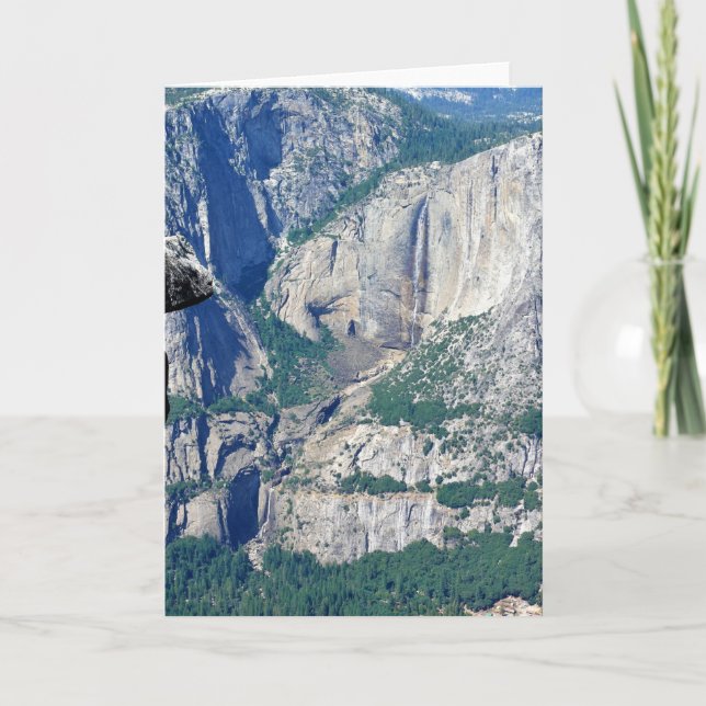 Cartão Yosemite Calls from Glacier Point, CA (Frente)