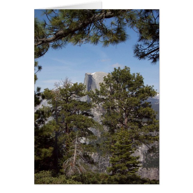 Cartão Yosemite em Springtime: Metade do Domo (Frente)