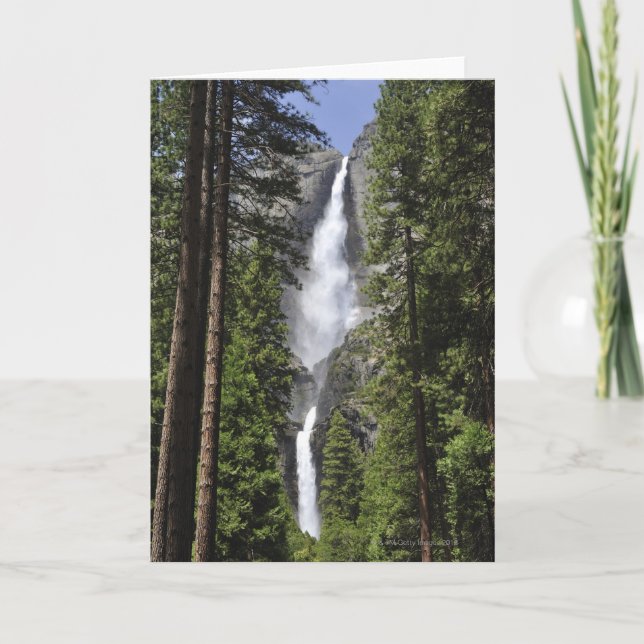Cartão Yosemite Falls, Yosemite National Park (Frente)