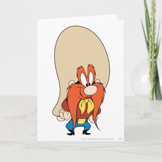 Cartão Yosemite Sam Hands on Hips (Frente)