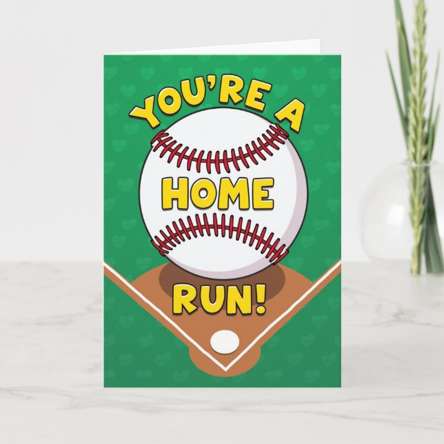 Cartão You Are A Home Run Baseball Card (Frente)