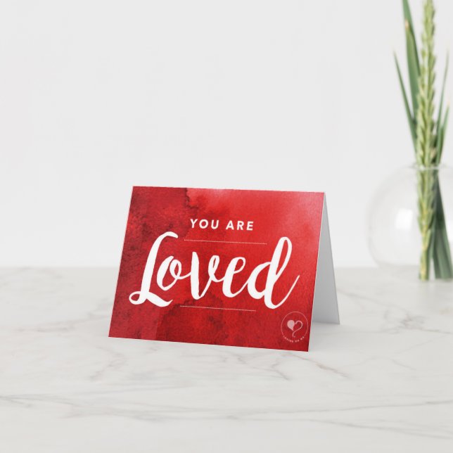 Cartão You are Loved Notecard w. Envelope (Frente)