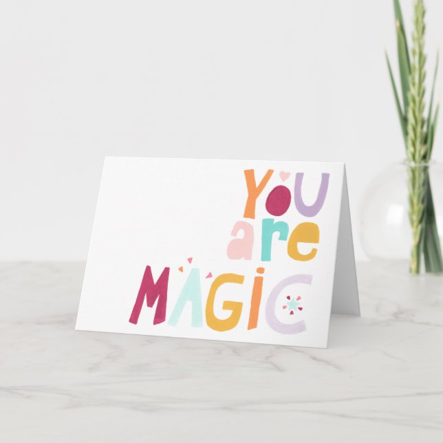 Cartão You are Magic (Frente)