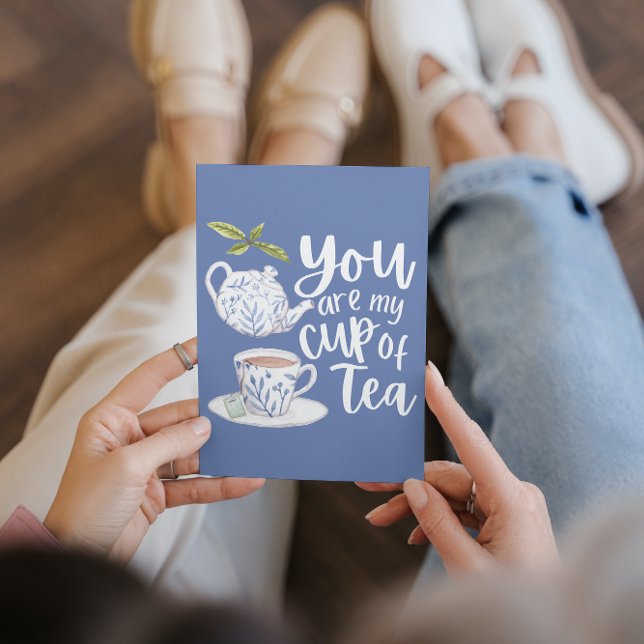 Cartão You Are My Cup Of Tea Thank You Card (Criador carregado)