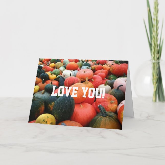 CARTÃO YOU ARE MY ***PUMPKIN FOR LIFE*** HALLOWEEN CARD (Frente)