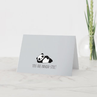 Cartão You are pandastic! Anniversary & Valentines card