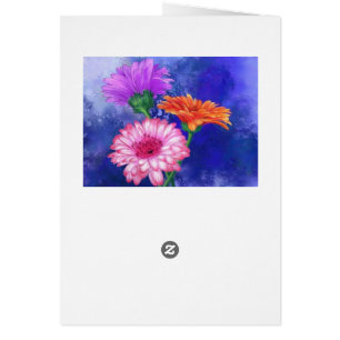 Cartão You Are Special Card Three Color Gerberas