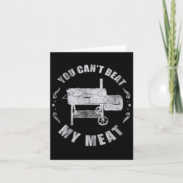 Cartão You Can't Beat My Meat  (Frente)