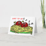 CARTÃO YOU DID IT AGAIN DAD, SINGING MEATBALLS<br><div class="desc">WAY TO GO SAYS "SINGING MEATBALLS" YOU DID IT AGAIN DAD! THIS CARD IS GREAT FOR THE ITALIAN DAD,  AND,  THE "BEST ALL AROUND DAD EVER"</div>