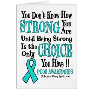 Cartão You Don't Know How Strong...PCOS
