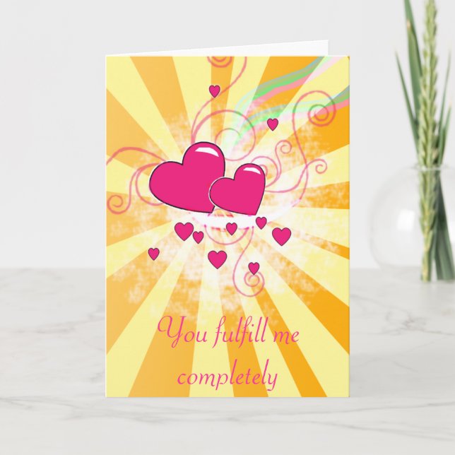 Cartão You fulfill me .... (Frente)