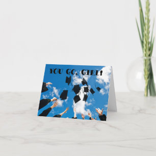 Cartão You Go Girl Graduation Card