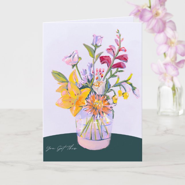 Cartão You Got This Encouragement  Greeting Card (Orquídea)