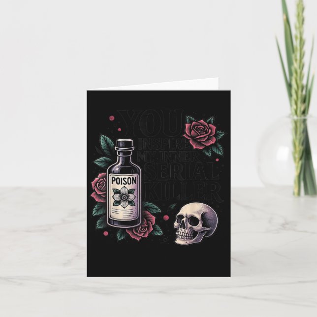 Cartão You Insre My Inner Serial Killer - Soky Season  (Frente)