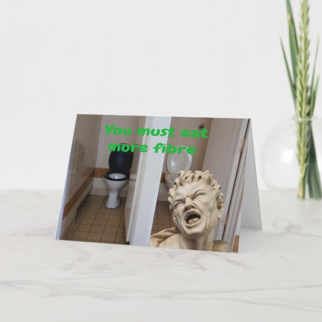 Cartão You must eat more fibre. (Frente)