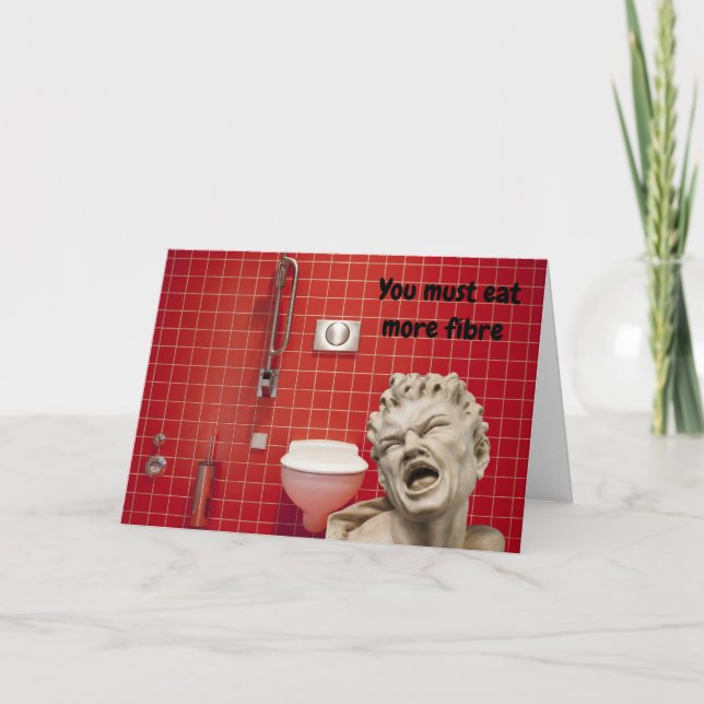 Cartão You must eat more fibre. (Frente)