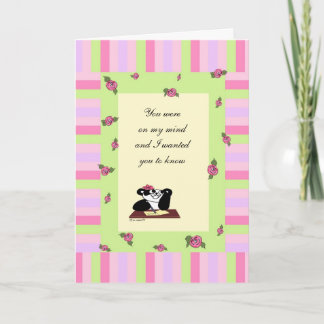 Cartão You were on my mind