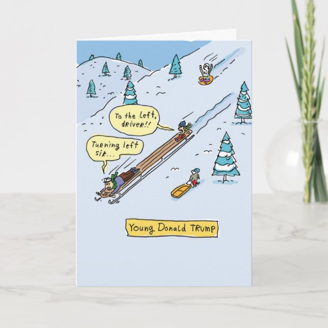 Cartão Young Donald Trump (Frente)