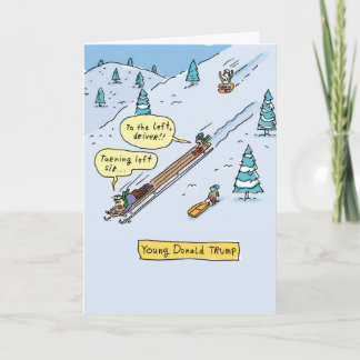 Cartão Young Donald Trump