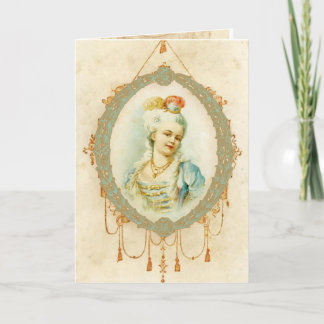 Cartão Young Marie Antoinette Portrait