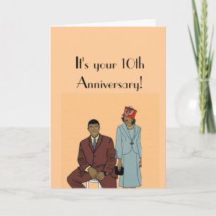 Cartão Your 10th anniversary
