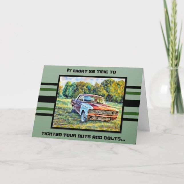 Cartão Your Chassis Dragging - Birthday Card (Frente)