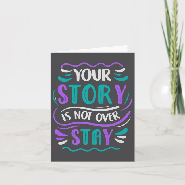 Cartão Your Story Is Not Over Stay Premium  (Frente)