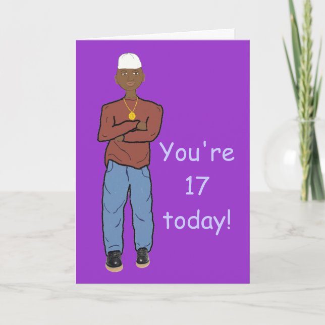Cartão You're 17 today Card (Frente)