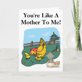 Cartão You're Like A Mother To Me-Mother's Day Card