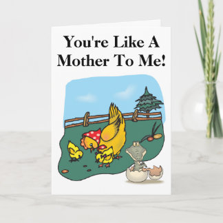 Cartão You're Like A Mother To Me-Mother's Day Card