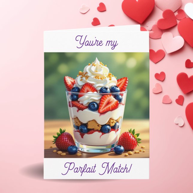 Cartão You're My Perfect Match | Happy Valentine's Day (Criador carregado)