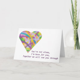 Cartão You're not alone card