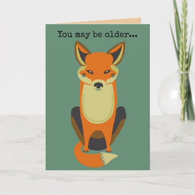 Cartão You're Still a Fox (Frente)