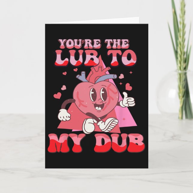 Cartão You're The Lube To My Dub Cvicu Nurse Valentine Ca (Frente)