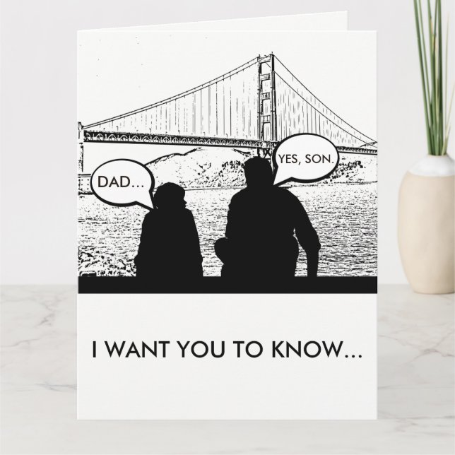 Cartão "You're the Man": Father's Day Card (Frente)