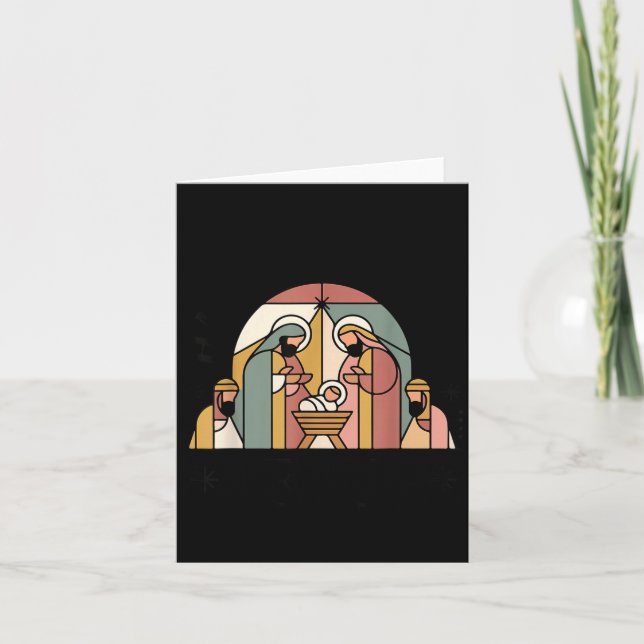 Cartão Youth Happy Birthday Jesus Christmas Christian Tod (Frente)