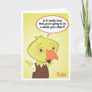 Cartão Yubi Birthday Card