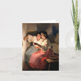 CARTÃO YULETIDE FORTUNE TELLERS NOTECARD