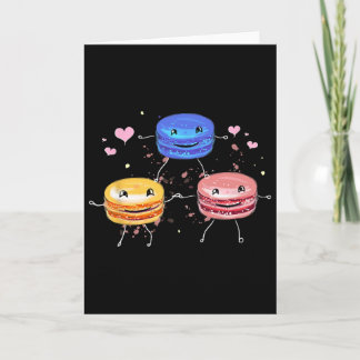 Cartão Yummy Cute Cheerleading Macaroon Gift 