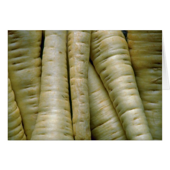 Cartão Yummy Parsnips (Frente Horizontal)